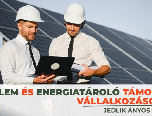 Jedlik Ányos Program – Napelemes és energiatárolós támogatás vállalkozásoknak (2025)